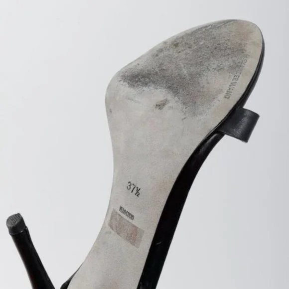 Alexander Wang Soft Black Leather Sandal - Picture 5 of 9